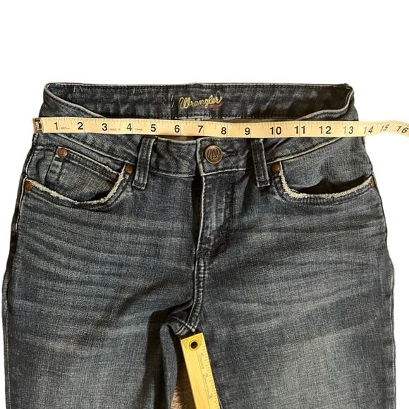 Wrangler Retro Mid Rise Wide Leg Trouser Jeans Womens Long Size 3x34 Country - Picture 5 of 11